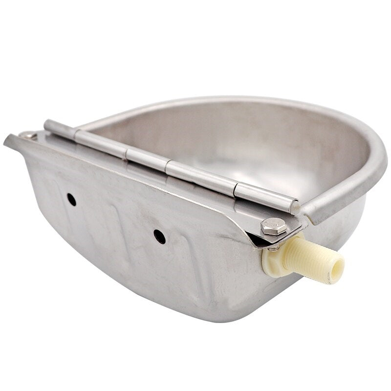 Automatic drinking bowl water trough bowl easy to clean sloping design