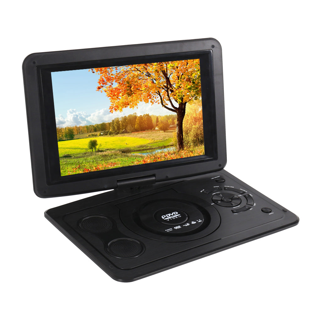Portable DVD player with antenna attached for TV reception