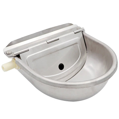 Automatic drinking bowl water trough bowl with adjustable float control