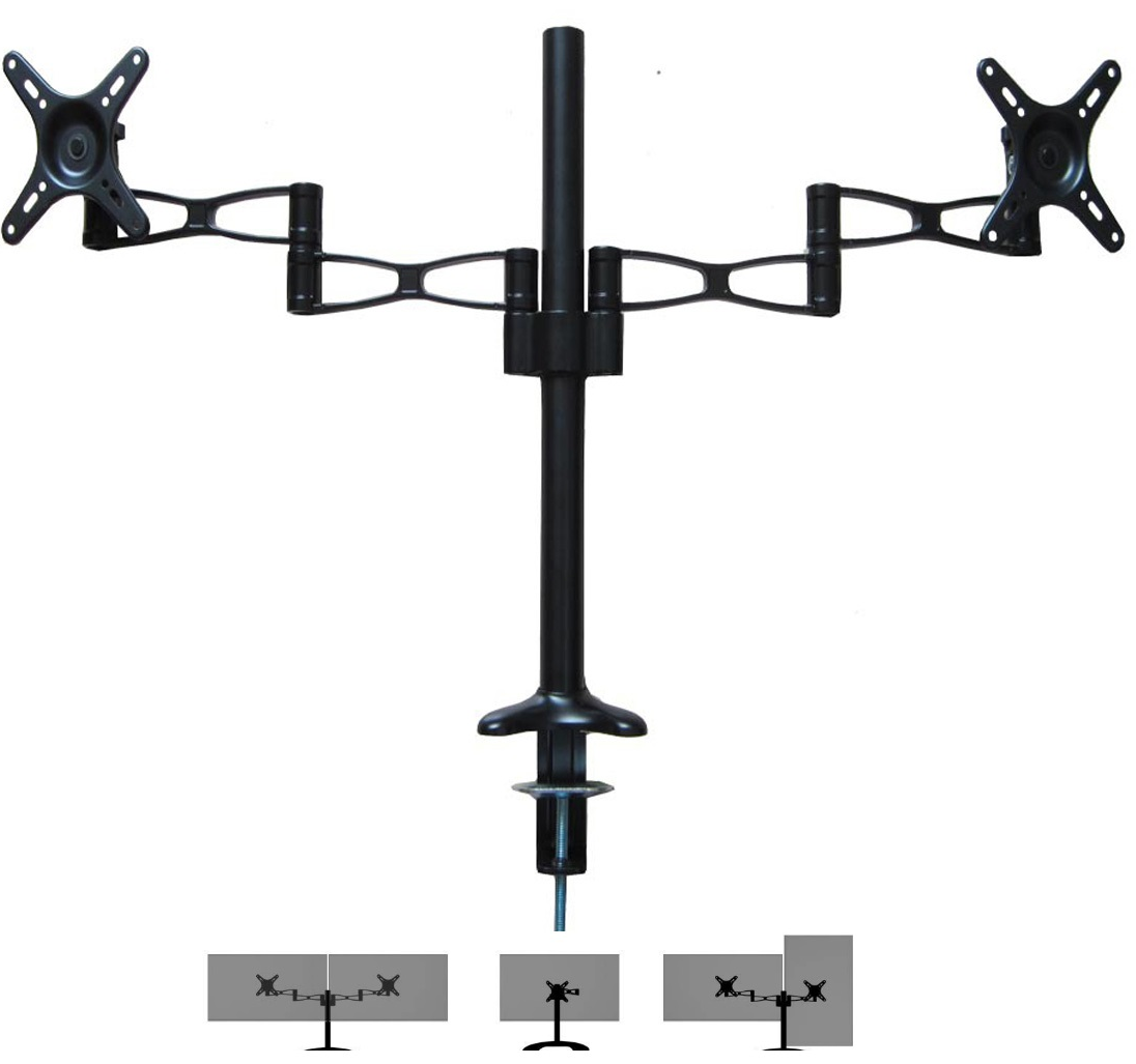 Dual Monitor Stand Bracket Mount