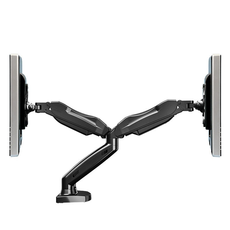 Dual arm monitor stand