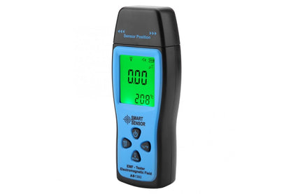 Side view of EMF meter with ABS plastic casing