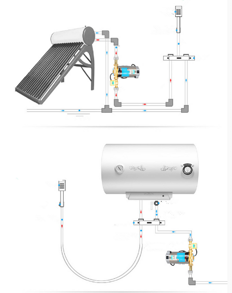 Hot water booster pump 100W