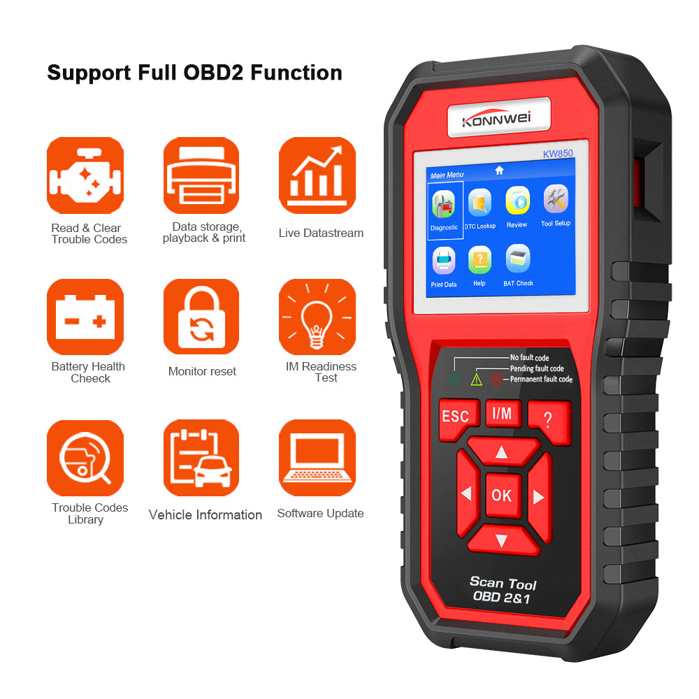 KONNWEI KW850 OBD2 Scanner