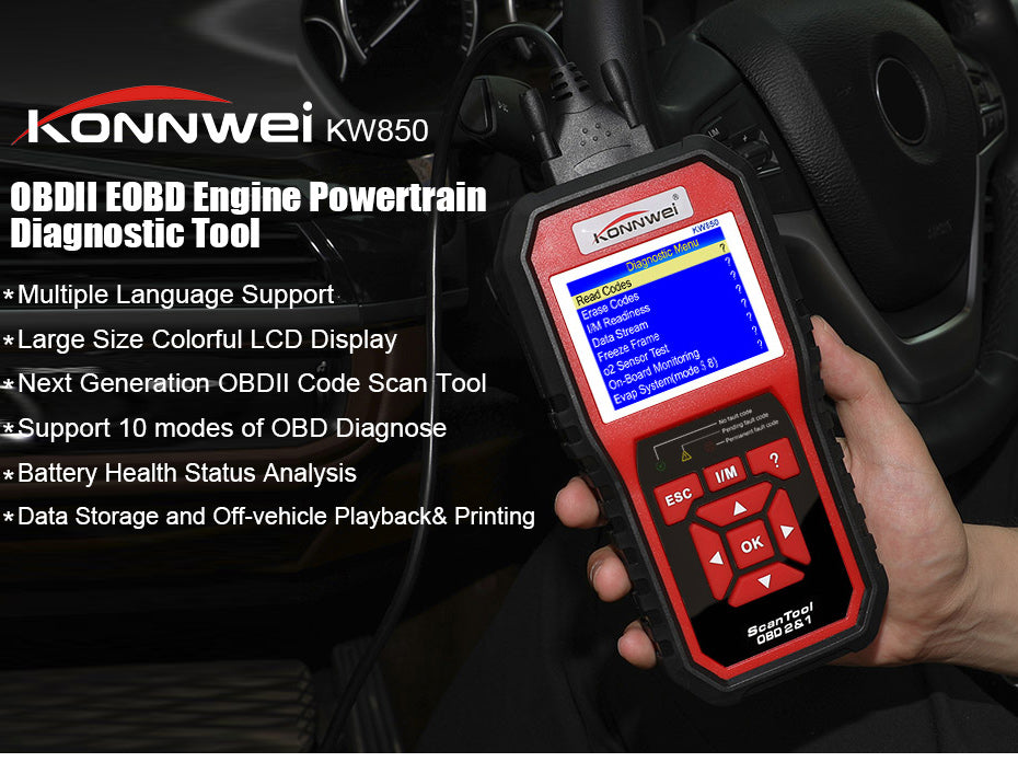 KONNWEI KW850 OBD2 Scanner