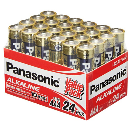 Panasonic AAA Alkaline Battery 24 Pack