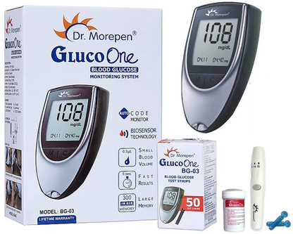 Blood Glucose Meter with 50 Strips