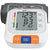 Blood pressure monitor front view showing large clear display