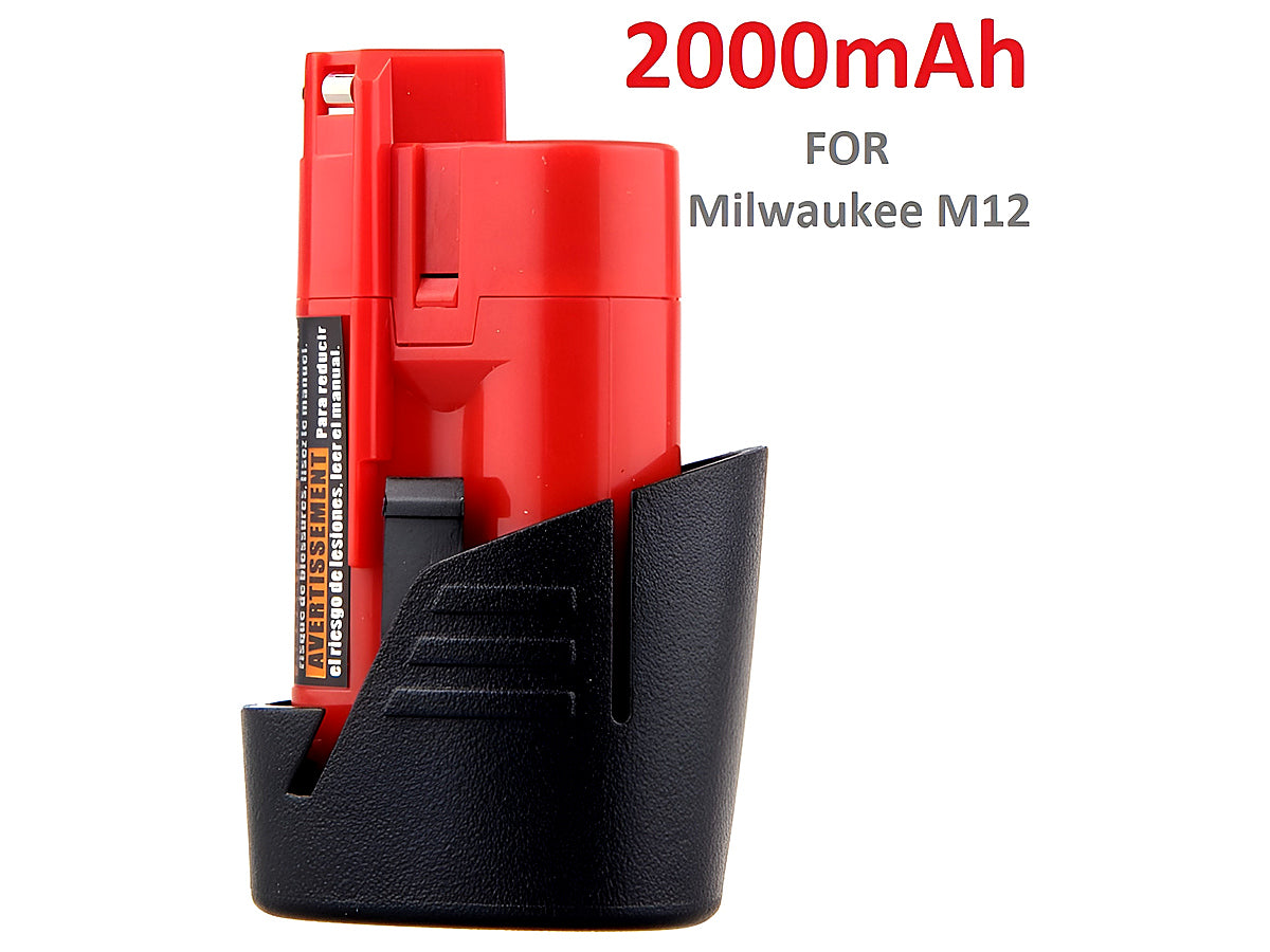 Compatible Replacement Milwaukee M12 12V 2AH Battery  Battery