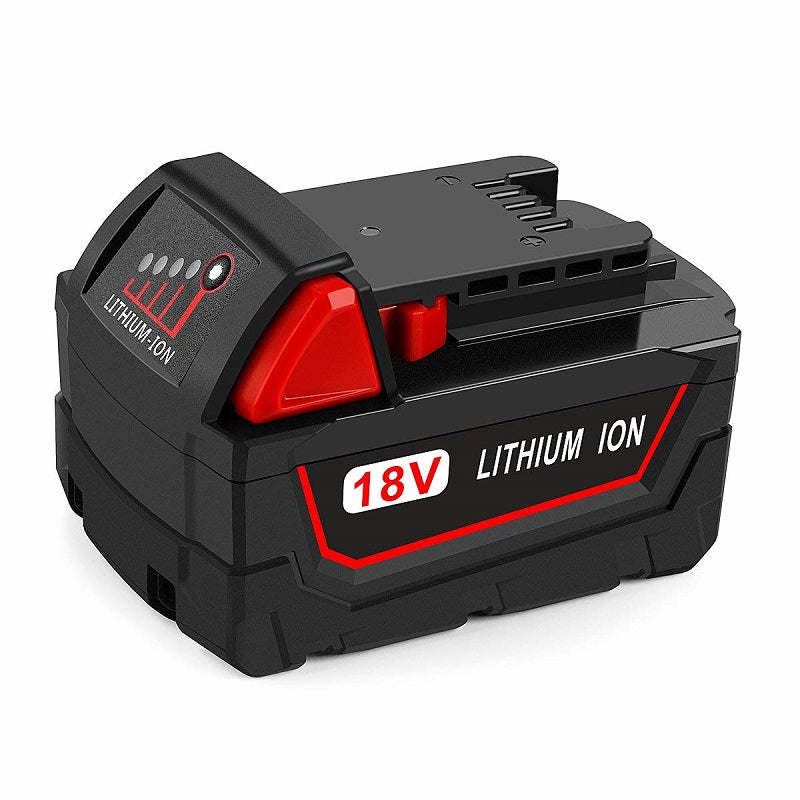 Top angle of 18V 4Ah replacement battery for power tools