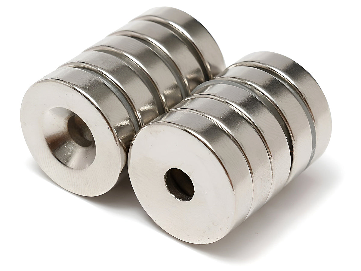 Neodymium Magnets Thickness : 5mm Hole : 5.5 - 6mm