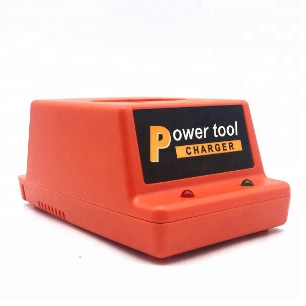 Paslode Battery Charger with safety protection features label