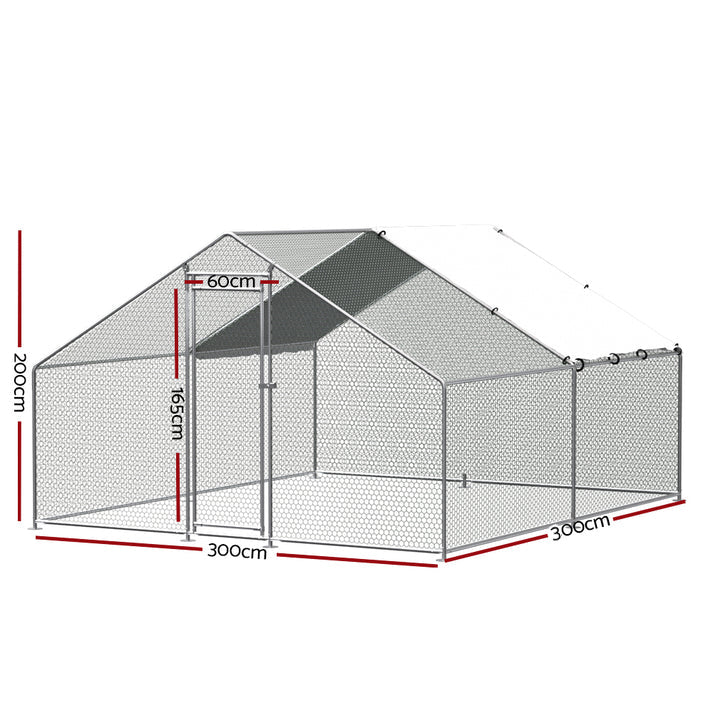 Outdoor Chicken Coop 3Mx3M