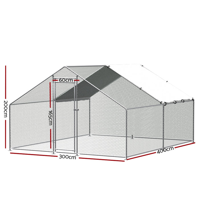 Outdoor Chicken Coop 4Mx3M