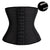 Waist trainer corset XL in black neoprene front view