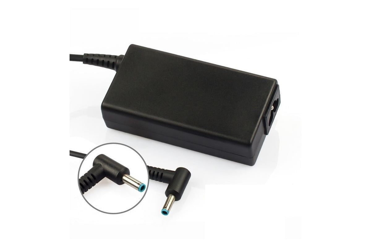 Side angle of HP laptop charger for Chromebook