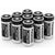 CR123A Panasonic battery pack showing eight lithium cells
