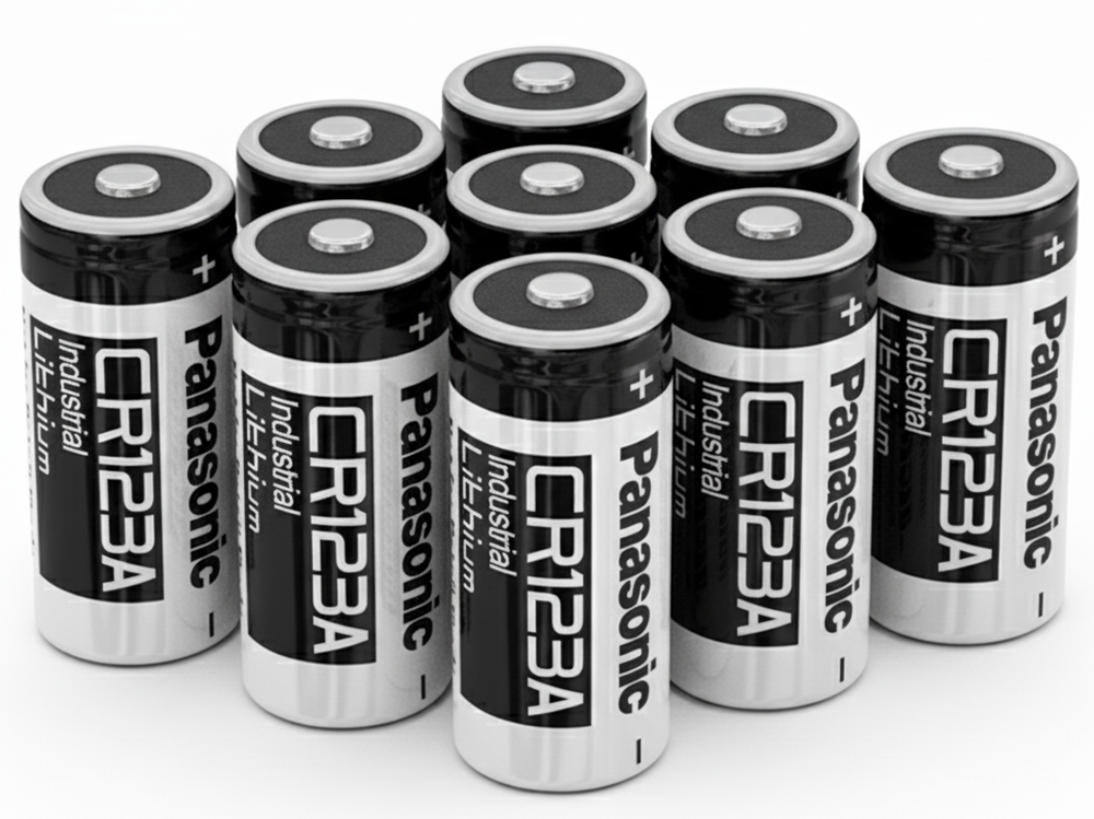 CR123A Panasonic batteries / CR123 8 Pcs
