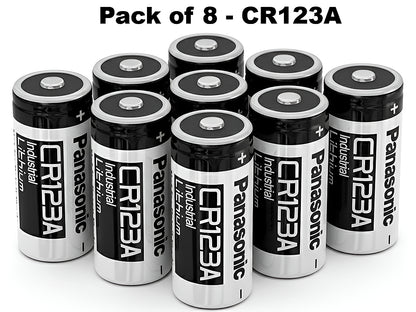 CR123A Panasonic batteries / CR123 8 Pcs