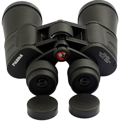 Binoculars 20x50 black colour with rubber eye lens close up