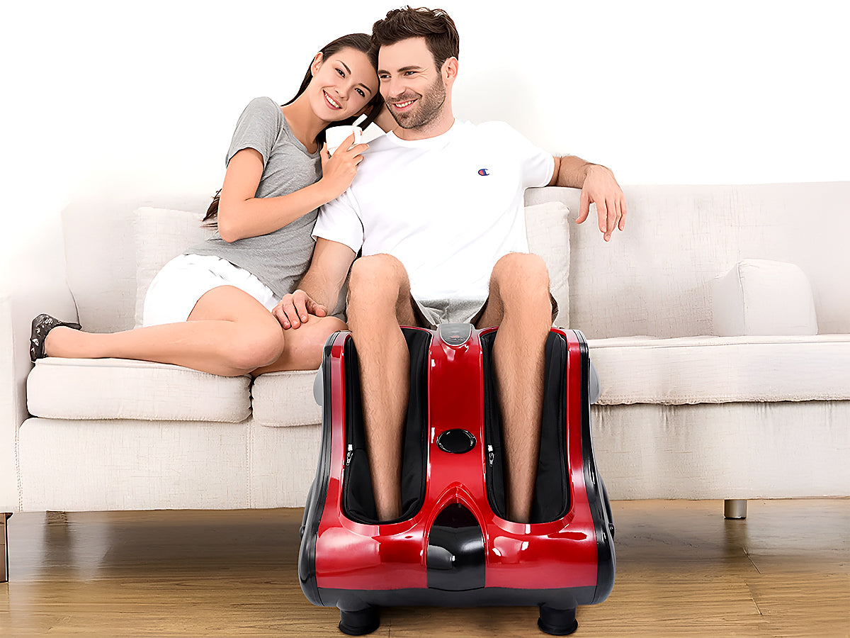 Leg Massager with Heat – Shiatsu Foot & Calf Leg Massager Machine