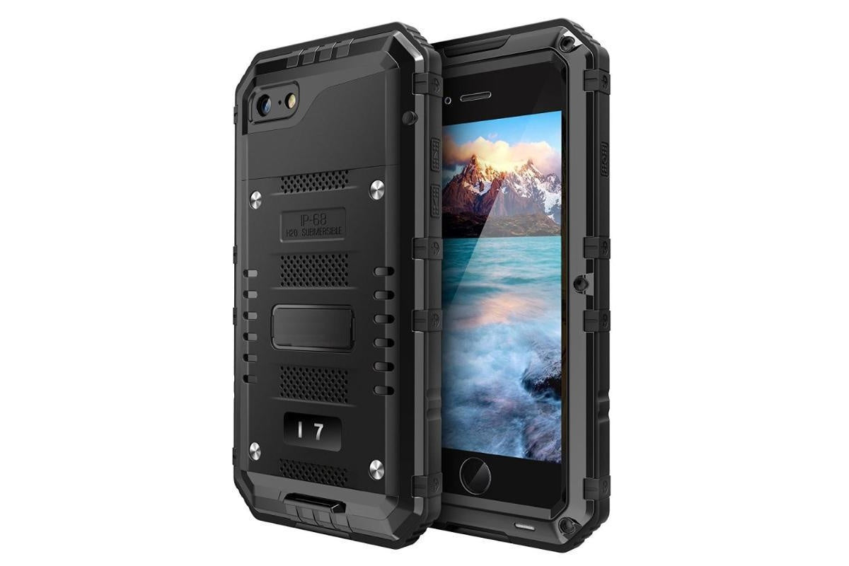 iPhone 6 case shockproof hard case black silicon back cover
