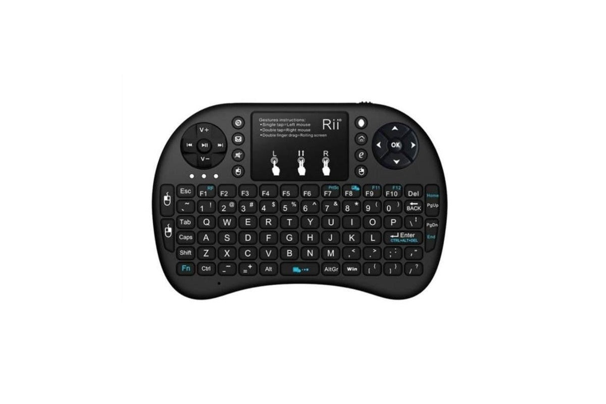 Wireless keyboard and touchpad combo in black colour