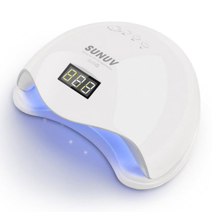 48W LED nail dryer showing front view with power button
