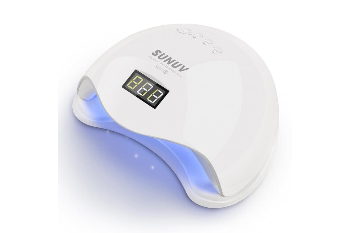 UV gel lamp with infrared sensor for automatic hand detection