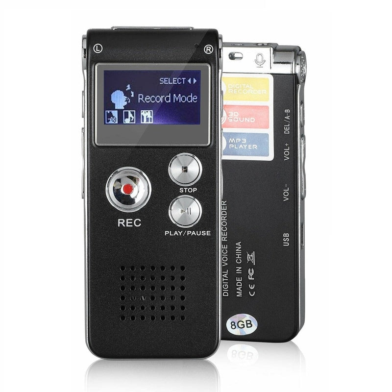 Voice recorder 16GB portable digital device front view