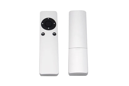 Side angle of Apple TV remote replacement in black plastic