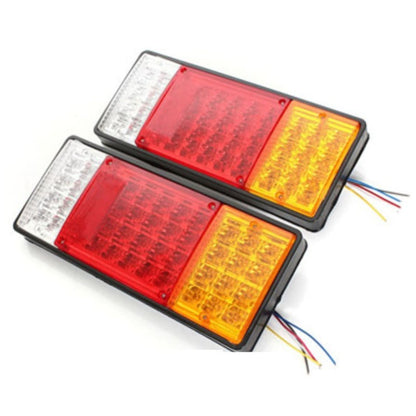 Trailer lights LED tail lights 12V showing red brake light detail
