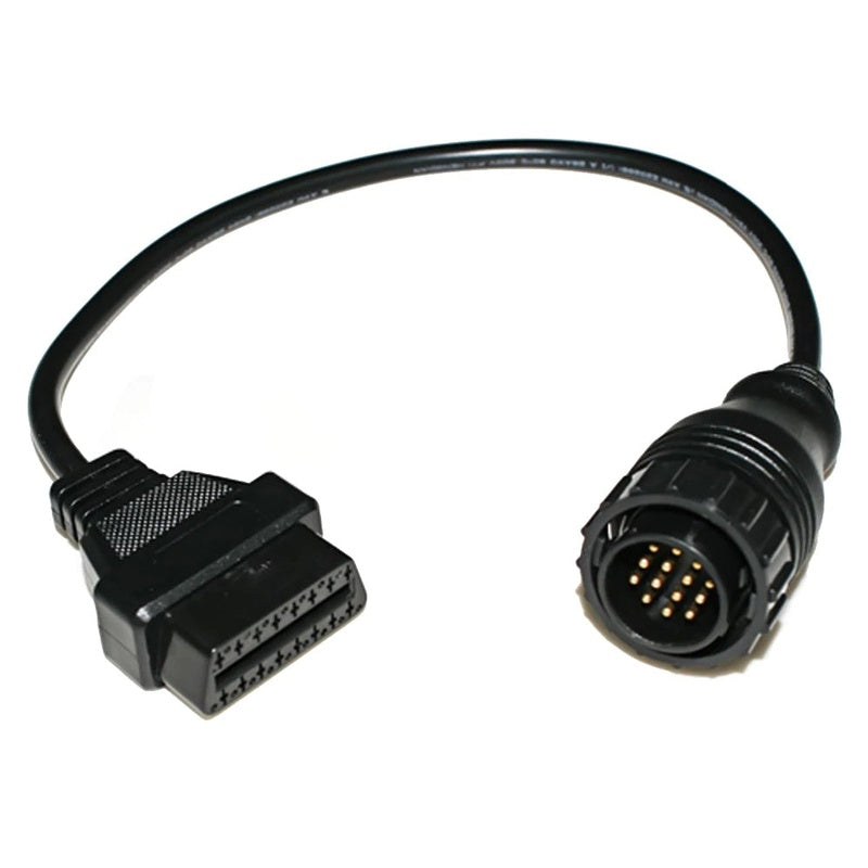 Mercedes Benz 14 pin to 16 pin diagnostic cable close up