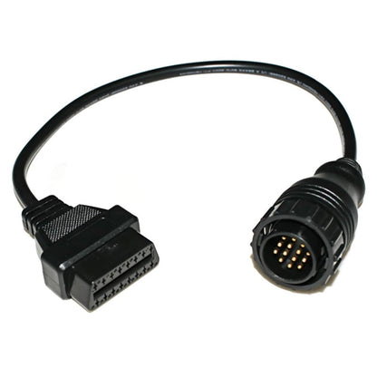 Mercedes Benz 14 pin to 16 pin diagnostic cable close up