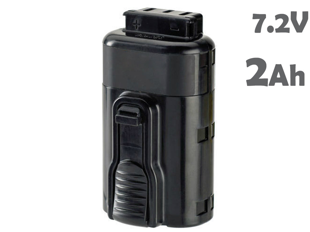 Paslode replacement battery lightweight design held in hand