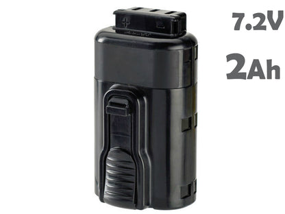 Paslode replacement battery lightweight design held in hand