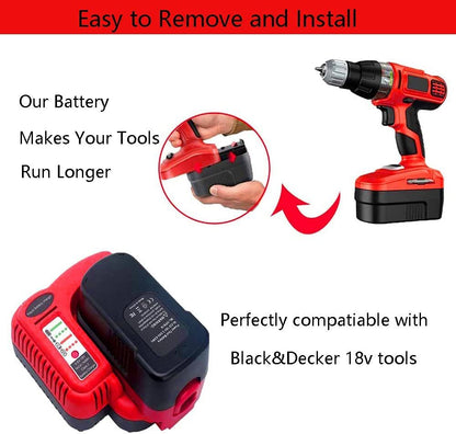 Replacement Battery for Black and Decker 18V