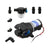 Self priming water pump 12V 35PSI side view showing compact design