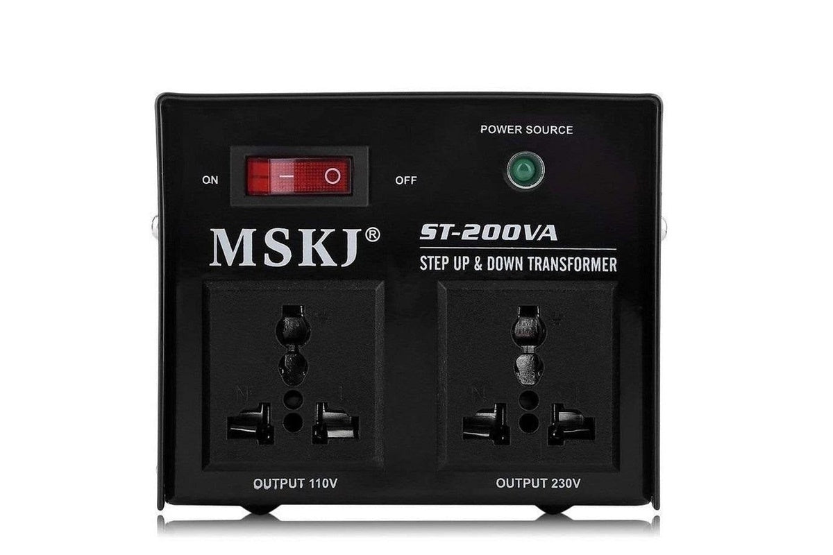 Side angle of step down transformer 200W with NZ plug