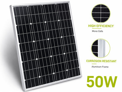 50W Solar Panel Mono