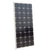 100W solar panel front view showing mono crystalline cells