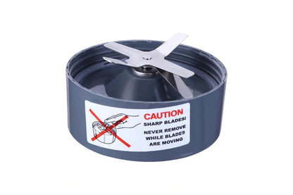 Close up of Nutribullet blade with metal cutting edges