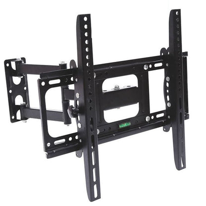 TV wall bracket 32-55 inch black steel full motion side view