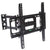 TV wall bracket 32-55 inch black steel full motion side view