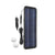 Solar car battery charger 12V showing front panel and solar cells