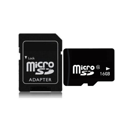 16GB MicroSD card showing front label and storage size