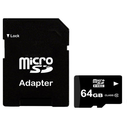 64GB Micro SD Card showing front label and storage size