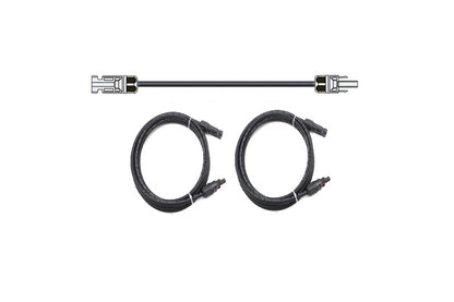 Close up of MC4 connector on 4mm2 solar extension cable