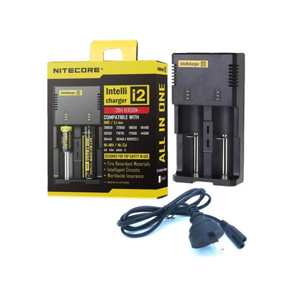 Rechargeable battery charger i2 front view with NZ plug