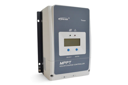 Side angle of MPPT solar charge controller 20A with cooling vents